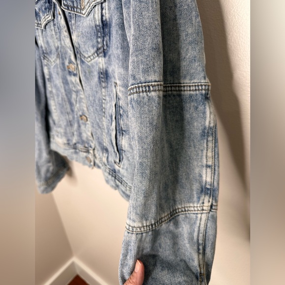 Free People Rumors Blue Jean Jacket - Picture 8 of 14